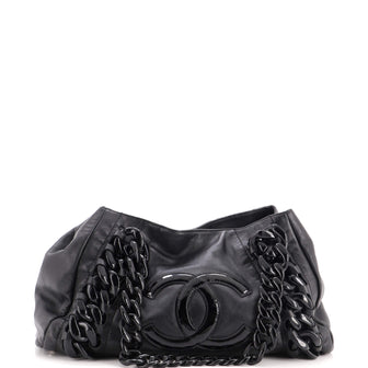 Chanel Resin Modern Chain Tote Calfskin East West