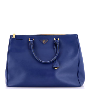Prada Double Zip Lux Tote Saffiano Leather XL