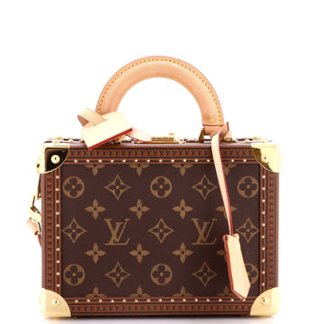 Louis Vuitton Petite Valise Handbag Monogram Canvas