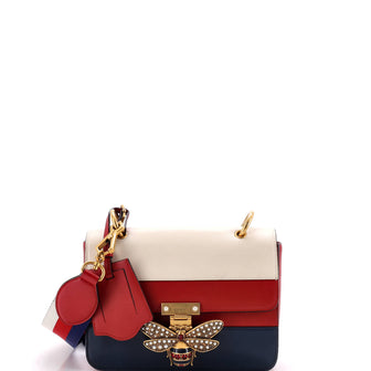 Gucci Queen Margaret Flap Bag Colorblock Leather Medium