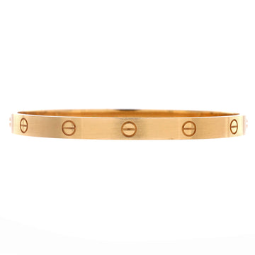 Cartier Love Bracelet Brushed 18K Yellow Gold