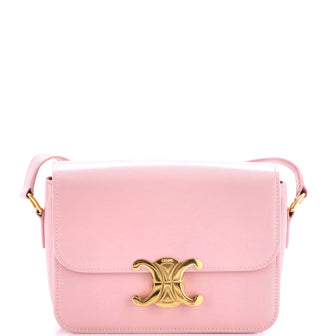 Celine Triomphe Shoulder Bag Smooth Calfskin Teen