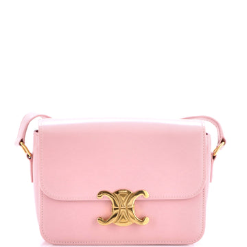 Celine Triomphe Shoulder Bag Smooth Calfskin Teen