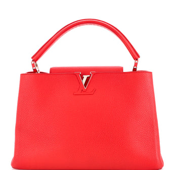 Louis Vuitton Capucines Bag Leather MM