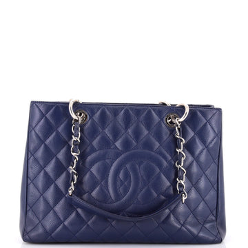 Chanel Grand Shopping Tote Quilted Caviar