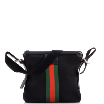 Gucci Web Messenger Bag Techno Canvas Medium