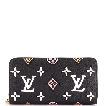 Louis Vuitton Zippy Wallet Wild at Heart Monogram Giant