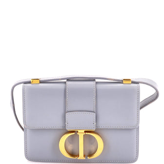 Christian Dior 30 Montaigne Flap Bag Leather Micro