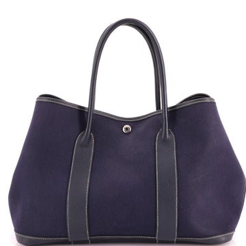 Hermes Garden Party Tote Toile and Leather 36