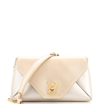 Louis Vuitton Love Note Chain Clutch Leather