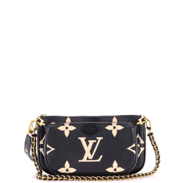 Louis Vuitton Multi Pochette Accessoires Bicolor Monogram Empreinte Giant