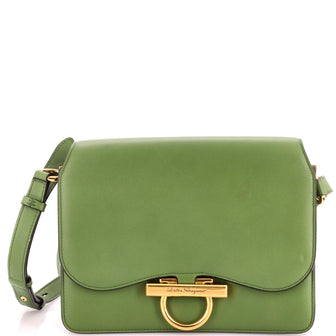Salvatore Ferragamo Joanne Shoulder Bag Leather Medium