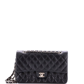 Chanel Classic Double Flap Bag Quilted Lambskin Medium