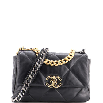 Chanel 19 Flap Bag Quilted Leather Medium