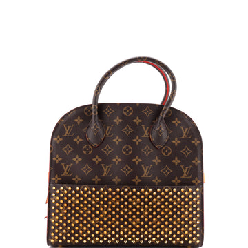 Louis Vuitton x Christian Louboutin Shopping Bag Calf Hair and Monogram Canvas