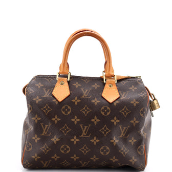 Louis Vuitton Speedy Handbag Monogram Canvas 25