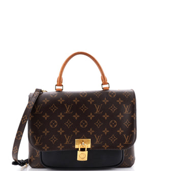 Louis Vuitton Marignan Handbag Monogram Canvas with Leather