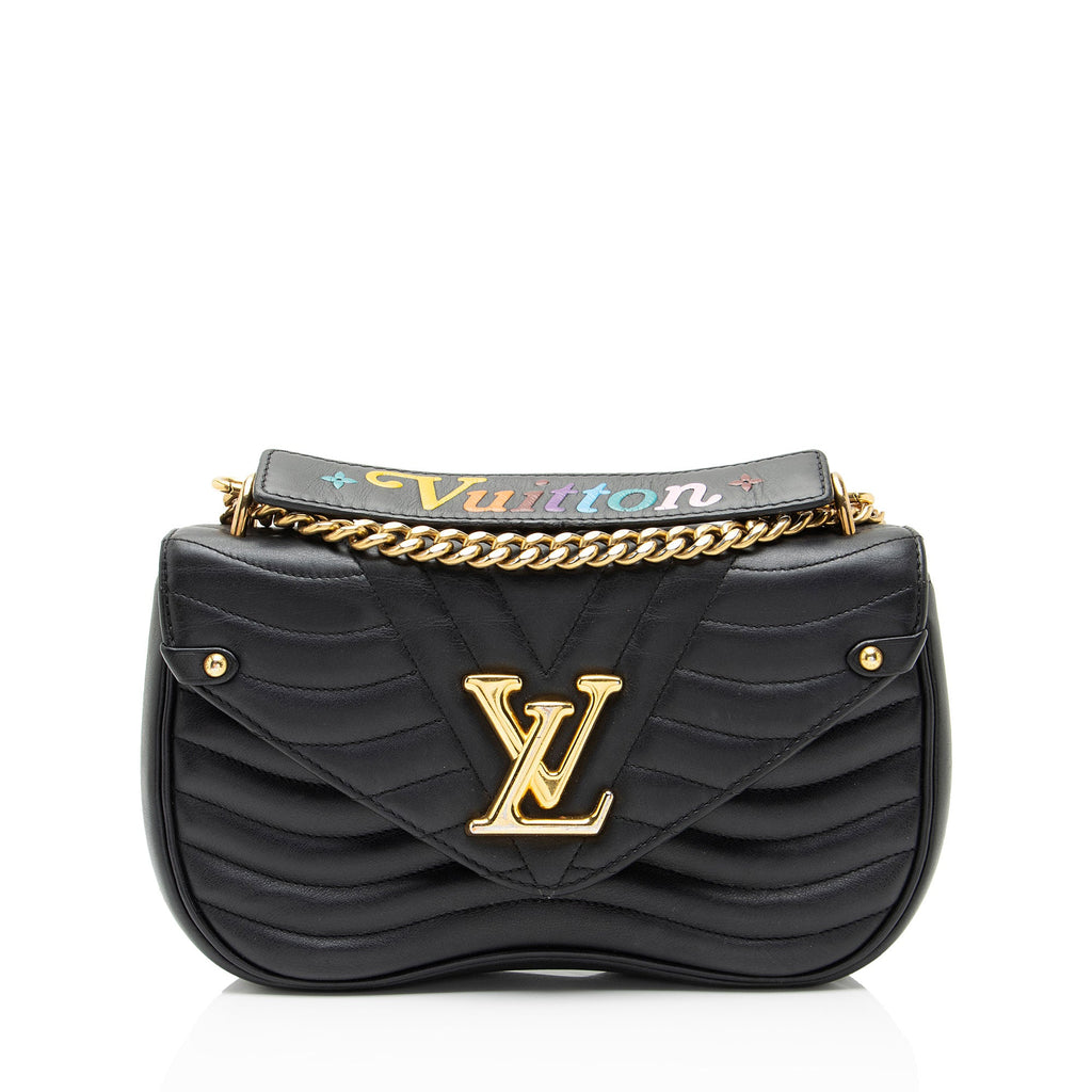 Louis Vuitton New Wave Chain Bag Quilted Leather MM 144121786
