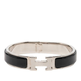 Click H Locket Click H Bracelet Enamel and Metal Mini