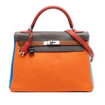 Kelly Handbag Arlequin Clemence 32