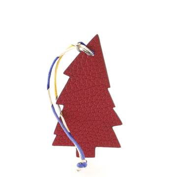Hermes Petit H Pine Tree Bag Charm Leather