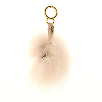 Fendi Monster Bug Bag Charm Fur with Leather
