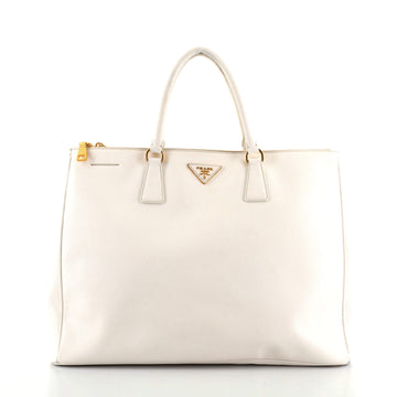 Prada Double Zip Lux Tote Saffiano Leather XL