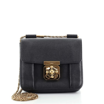 Chloe Elsie Chain Shoulder Bag Leather Small