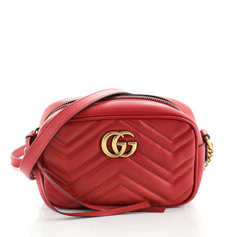 Gucci GG Marmont Shoulder Bag Matelasse Leather Mini