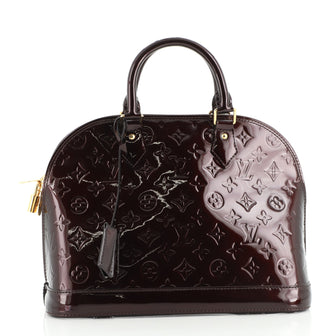 Louis Vuitton Alma Handbag Monogram Vernis PM