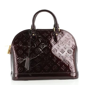 Louis Vuitton Alma Handbag Monogram Vernis PM