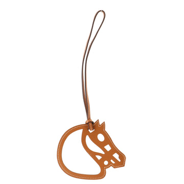 Hermes Paddock Cheval Horse Bag Charm Leather