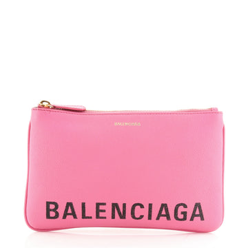 Balenciaga Ville Pouch Leather Medium