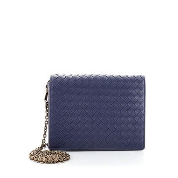 Bottega Veneta Flap Wallet on Chain Intrecciato Nappa Small