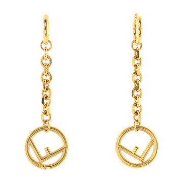 Fendi F is Fendi Chain Drop Earrings Metal