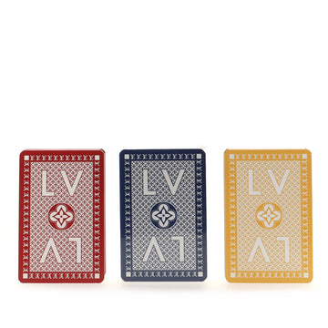 Louis Vuitton 3 French Decks of Playing Cards Cardboard