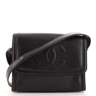Chanel Vintage Timeless CC Messenger Bag Caviar Medium