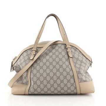 Gucci Nice Top Handle Bag GG Coated Canvas Medium