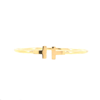 Tiffany & Co. T Wire Bracelet 18K Rose Gold Narrow