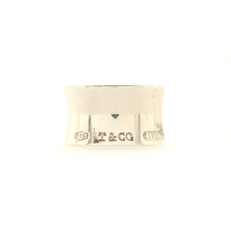 Tiffany & Co. 1837 Band Ring Sterling Silver Wide