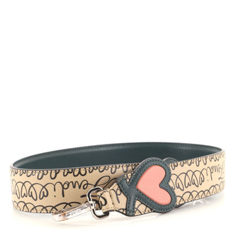 Fendi Strap You Shoulder Strap Printed Leather