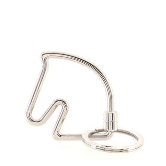 Hermes Cheval Key Ring Metal