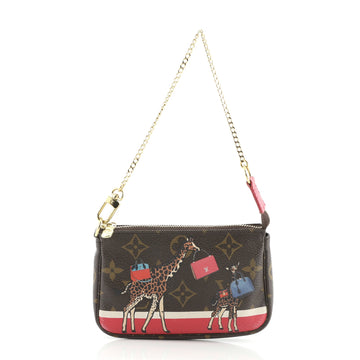 Louis Vuitton Pochette Accessoires Limited Edition Monogram Canvas Mini