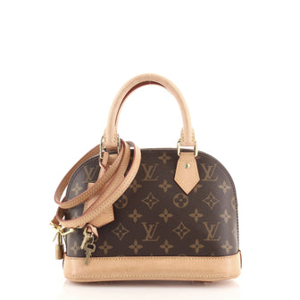 Louis Vuitton Alma Handbag Monogram Canvas BB