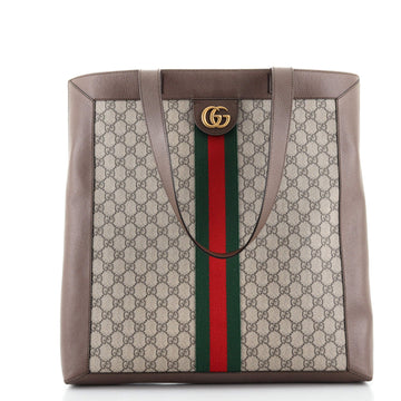Gucci Ophidia Soft Open Tote GG Coated Canvas Large
