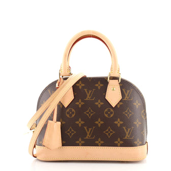 Louis Vuitton Alma Handbag Monogram Canvas BB