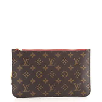 Louis Vuitton Neverfull Pochette Monogram Canvas Large