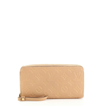 Louis Vuitton Zippy Wallet Monogram Empreinte Leather