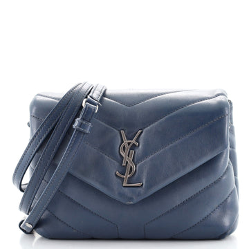 Saint Laurent LouLou Shoulder Bag Matelasse Chevron Leather Toy