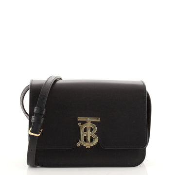 Burberry TB Flap Bag Leather Small